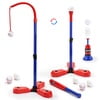 JoyStone 3-in-1 T Ball Set for Kids, Tee Ball Stand, Hanging Tee, Automatic Ball Launcher and 5… — $21.98 (45% off)