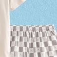 thumbnail image 7 of Short sleeve t shirt + short set,organic clothes for toddler boys and girls,soft,breathable,lightweight,gentle,casual Grey 11-12 Years, 7 of 7