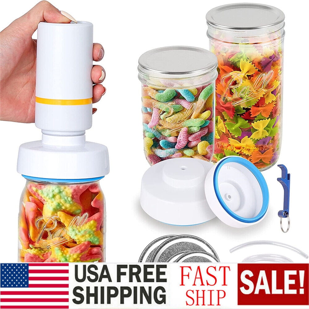 MDHAND Mason Jar Vacuum Sealer, Food Saver Vacuum Machine for Wide