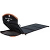 Portable Solar Collapsible Solar Charging Camping Sun Power for Outdoor Black Compatible with iOS Android phones Camera