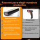 thumbnail image 3 of Escáner Lector Códigos Barras Inalambrico Bluetooth Portátil Malubero, Negro, 3 of 5