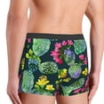 thumbnail image 5 of Disketp Watercolor Cactuses Men'S Boxer Briefs,Soft And Breathable Cotton Underwear With Comfortflex Waistband, 5 of 8