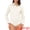 Beige, variant on Button Down Bodysuit Blouse  Casual Top L White