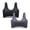 Gray, variant on skpabo 2Pc Push Up Bra Women's Comfy Non-Marking Lace Sports Bra Gathered Without Steel Ring Bra Ladies Underwear Backless Bra for Work Office