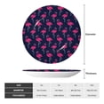 thumbnail image 2 of Salouo Cute Flamingo Pattern Bone China Decorative Plate,Holiday Decor Decorative Ceramic Plates with Stand Elegant Home DéCor for Hallway/Living Room/Bedroom-8in, 2 of 6