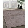 thumbnail image 3 of Ahgly Company Machine Washable Indoor Rectangle Industrial Modern Mauve Taupe Purple Area Rugs, 5' x 7', 3 of 7