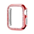thumbnail image 1 of Adecuado para Apple Single Row Drill Case Apple Watch 8 7se 6 5 4321pc Funda protectora galvanizada de medio paquete, 1 of 6