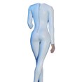 thumbnail image 2 of Bewildely Ropa de muñeca, traje de manga larga, mono de piel sintética sintética con cremallera para 12 modelos de figuras de acción, Muñecas y casas de muñecas blanco, 2 of 6