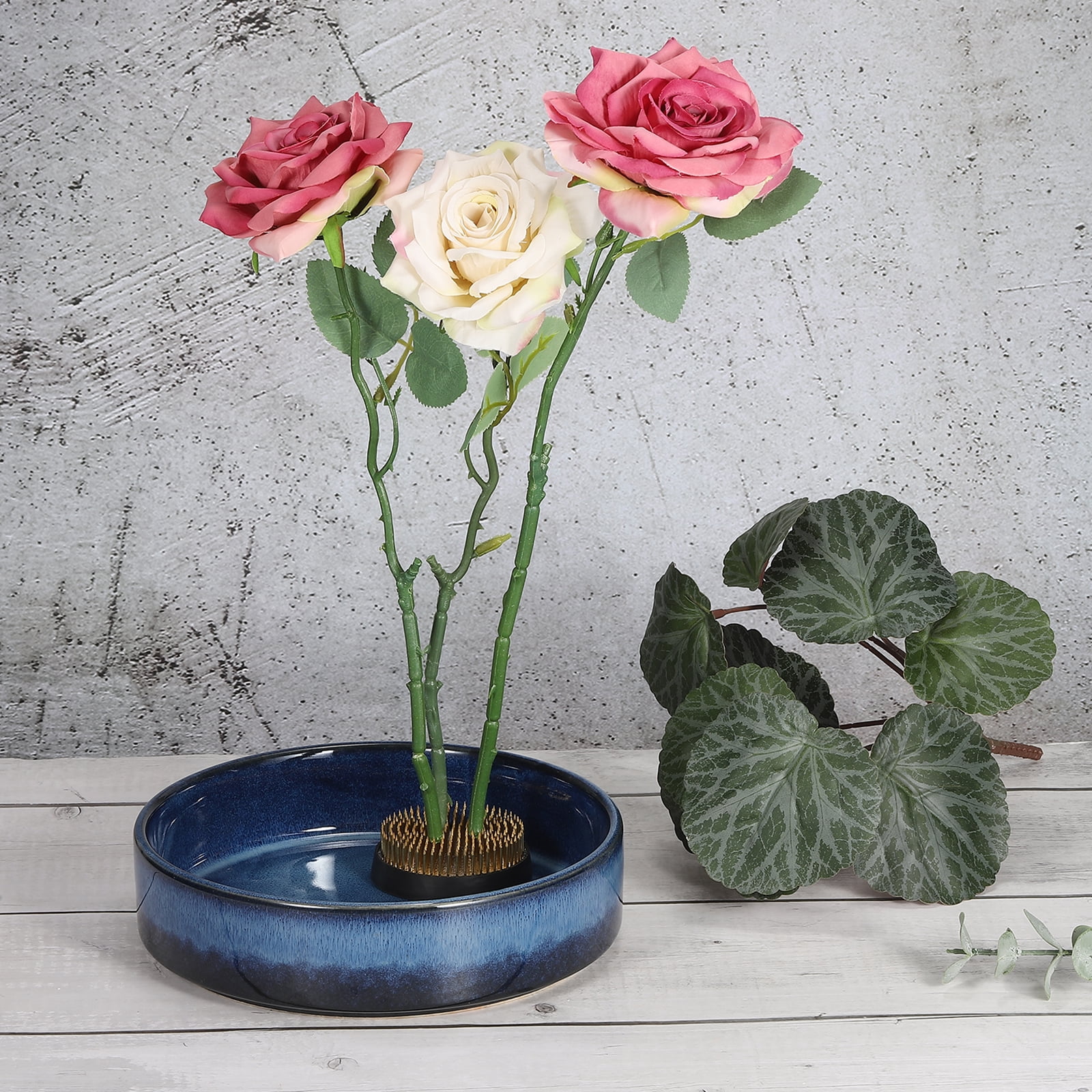 Uxcell 0.9" Flower Frogs Ikebana Kenzan Flower Arranger Tool Stainless Floral Frog Pin Holder Silver 6Pcs