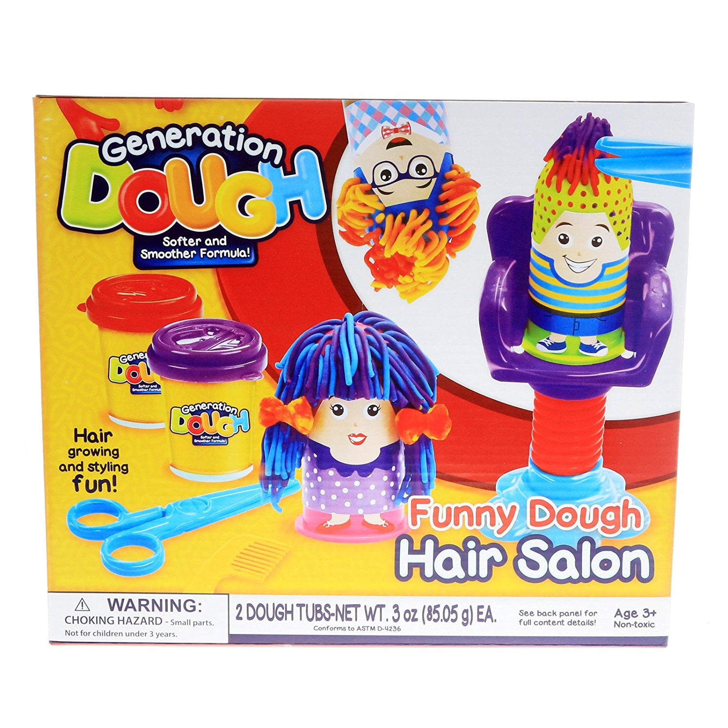 Generation Dough Kids Play Dough Hair Salon Activity Set