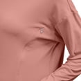 thumbnail image 3 of Yteetum Women's Maternity Long Sleeve Shirts Oversized Crewneck Pregnancy Nursing Breastfeed Hidden Zipper Side Split T Shirts Top Womens Casual Solid Plus Size Round Neck Loose Comfy Soft Tee Shirt, 3 of 7