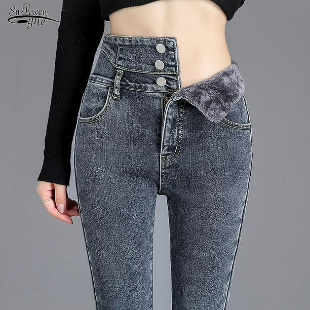 Elastic waist hotsell jeggings plus size