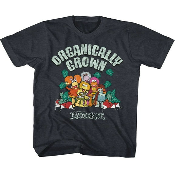 Fraggle Rock Organically Grown Vintage Navy Youth T-Shirt