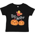 thumbnail image 3 of Inktastic Big Sister Pumpkins with Fall Leaves Girls Toddler T-Shirt, 3 of 5