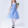 thumbnail image 3 of Iyufng Checkered Dresses for Girls Performance Costumes Party Dress with Headband, 3 of 8