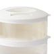 thumbnail image 4 of Fityle Contenedor de alimentos apilable redondo con aislamiento, tapa para platos con tapa sobrante 2 niveles, 4 of 9