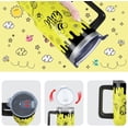 thumbnail image 5 of Bee Gifts 40 Oz Tumbler with Handle and Lid Straw, Yellow Bee Happy Stainless Steel Double Walled Vacuum Insulated Cup, Animal Lover Birthday Gifts for Women Girls, 5 of 6
