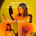 thumbnail image 3 of Proyector romántico de lámpara de atardecer con robot astronauta, luces de atardecer multicolor Wokuya para dormitorio, ideal para transmisión en vivo, decoración de fiestas y habitaciones, regalos de, 3 of 5