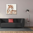 thumbnail image 3 of Epic Graffiti 'Saharan Cheetah I' by Annie Warren, Giclee Canvas Wall Art, 37"x37", 3 of 8