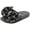 Black, variant on Girls Glitter Slides Slippers Black Sequin Bow Shoes for Kids Beach PVC Molded Footbed Flatform Sandals