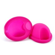 1pcs Silicone Flat Fit Design Extra Thin Reusable Silicone Menstrual Disc For Women Menstrual With Pull Tab Sterilizing