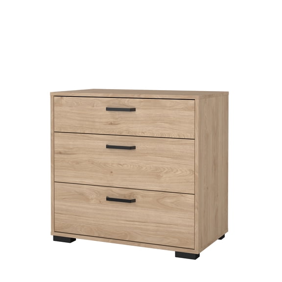 Tvilum Sofia 3 Drawer Dresser for Adults, Jackson Hickory