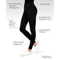 thumbnail image 3 of MeMoi Women's Cotton Blend Basic Yoga Pants - Womens - Female, 3 of 7