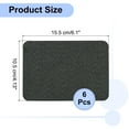 thumbnail image 2 of Uxcell 6Pcs Sofa Fabric Repair Patches Linen Fabric Patches 4.13" x 6.1" Dark Gray, 2 of 5