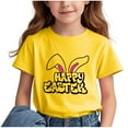 thumbnail image 2 of Kaemgyyd Easter Shirts for Boys Girls Toddler Children Cute Graphic Cotton Tees Baby Infant Breathable Outfit Tops 1-14 T, 2 of 3