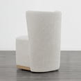 thumbnail image 5 of CHITA Modern Wingback Dining Chairs with Casters&Wood Base Set of 2, 5 of 5