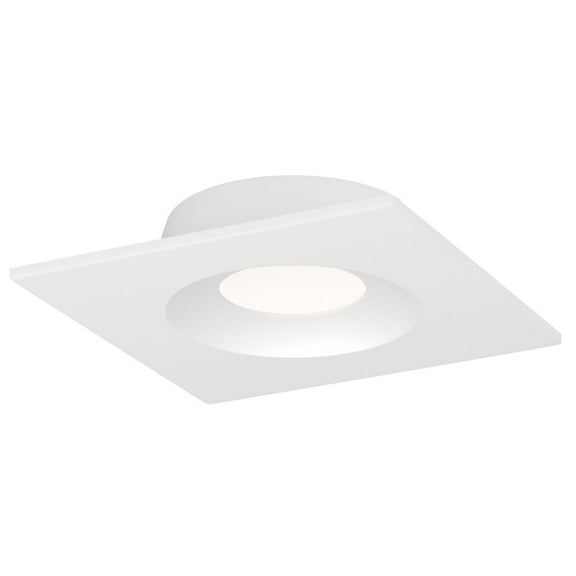 Maxim Lighting - Crisp - 12W 1 LED Square Recessed Downlight-1.5 Inches Tall and