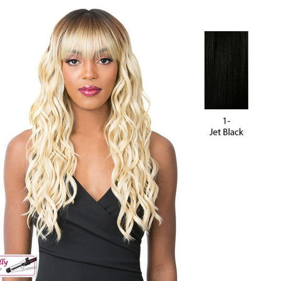Synthetic 2020 Bang Wig - Skylar,Black