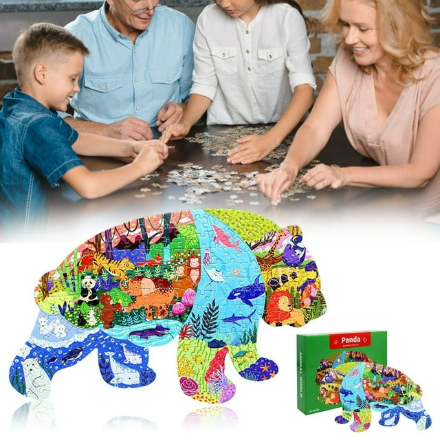 Irregular Shaped Animal Puzzles For Boys And Girls Over 3-6 Years Old Brain Development And Educational Toys