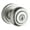 Silver, variant on Kwikset 750H-S Vestibule Function Hancock Single Cylinder Keyed Entry Knobset - Brass