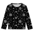 thumbnail image 7 of ITSAME Boys Girls Long Sleeve Shirt, Crewneck Pullover Fashion Casual Xmas Graphic Fall Christmas Holiday Tops Multicolor 7T, 7 of 7