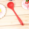 thumbnail image 3 of Shisuyan 1pc Food Grade Silicone Kitchen Cooking Tool Cooking Soup Ladle Kitchen Gadget for Home (Soup Ladle Red), 3 of 8