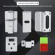 thumbnail image 2 of Cerradura de puerta Ormromra con perno de privacidad Acero inoxidable para baño público indicadora de compromiso vacante, 2 of 8
