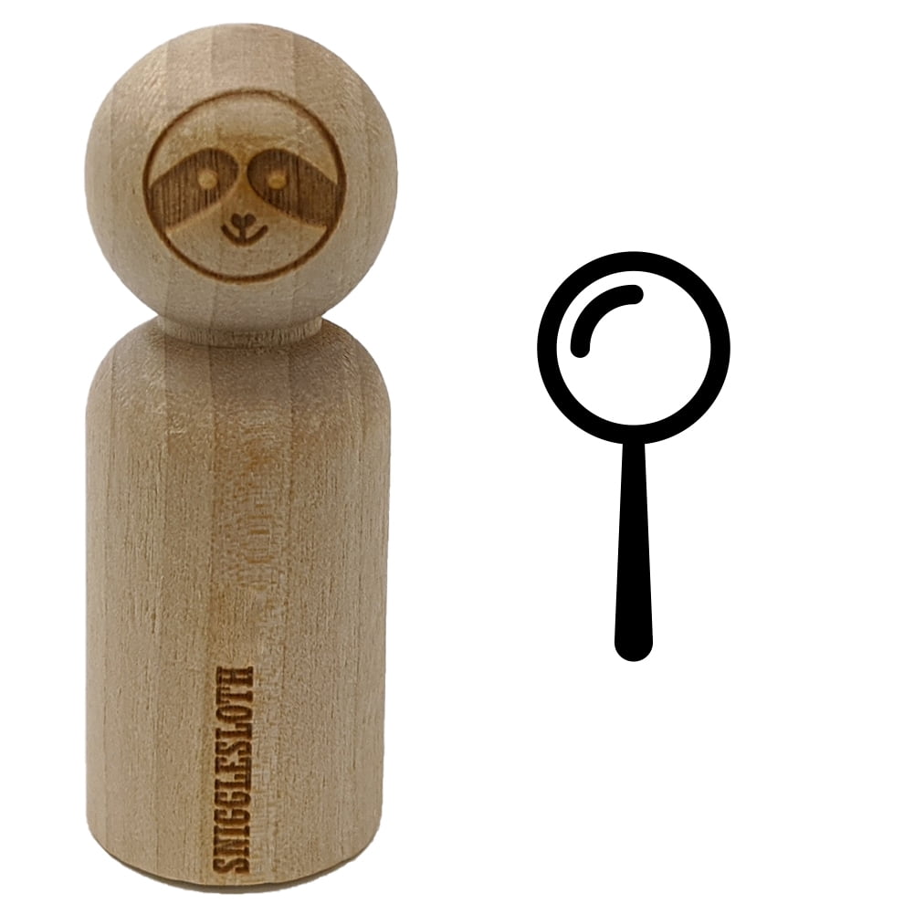 Magnifying Glass Rubber Stamp for Scrapbooking Crafting Stamping