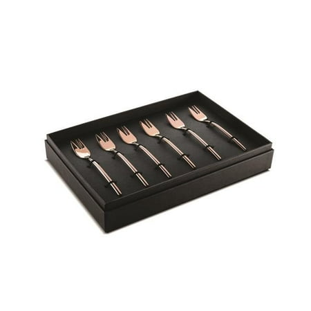 

Due Bronxo Cake Fork Set - 6 Piece