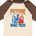thumbnail image 4 of Inktastic Future Hvac Technician Boys Long Sleeve Baby Bodysuit, 4 of 5