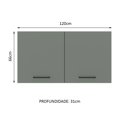 thumbnail image 2 of Alacena Gabinete Superior Cocina Madesa Agata 120cm BG, 2 of 4