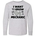 thumbnail image 3 of Inktastic I Want To Grow up To Be a Mechanic Long Sleeve Youth T-Shirt, 3 of 5