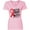 AD-Pink, variant on Inktastic Never Stop Fighting Stroke Awareness Red Ribbon Women's V-Neck T-Shirt