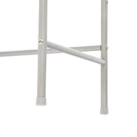 MAINSTAYS OVER-THE-TOILET 3-SHELF STEEL STORAGE UNIT WITH LINERS SATIN NICKEL