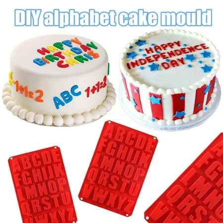

1PCS 26 Letter Silicone Chocolate Cake Mould Crafts Cookie Candy Ice