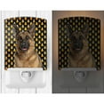 thumbnail image 2 of Caroline's Treasures KJ1215CNL Candy Corn Halloween German Shepherd Ceramic Night Light, 6x4x3", multicolor, 2 of 2