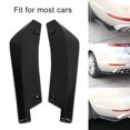 thumbnail image 4 of Garosa 2 pcs Car Rear Bumper Lip Anti-crash Spoiler Canard Diffuser Wrap Angle Splitter , Wrap Angle   Splitter, Splitter, 4 of 8
