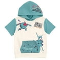 thumbnail image 3 of Teenage Mutant Ninja Turtles Donatello Raphael Leonardo French Terry Pullover Hoodie and Shorts Outfit Set Toddler to Big Kid, 3 of 5
