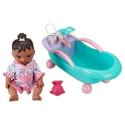 My Sweet Love Soft Baby Doll and Motorized Bathtub Set, 3 Pieces, African American, for Kids 2+