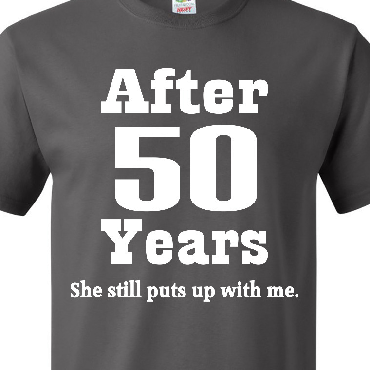Inktastic 50th Anniversary Funny Husband T-Shirt - image 3 of 4